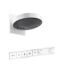 Hansgrohe Canada 04863700 - Showerhead 250 3-Jet 2.5 Gpm With Thermo Trim, 4 Functions