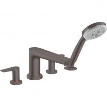 Hansgrohe Canada 71744341 - Talis E 4-Hole Roman Tub Set Trim With 1.8 Gpm Handshower