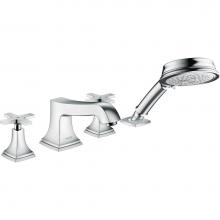 Hansgrohe Canada 31449001 - 4H Roman Tub Cross Hdl