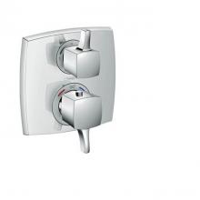 Hansgrohe Canada 15728001 - Classic Square Thermostatic Trim With Volume Control And Div