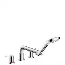 Hansgrohe Canada 72419001 - Talis S 4-Hole Roman Tub Trim With 3-Jet Hs And