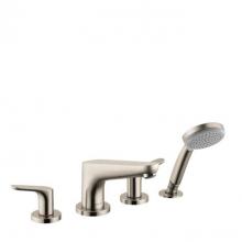 Hansgrohe Canada 04766820 - Focus 4-Hole Roman Tub Set Trim With 1.8 Gpm Handshower