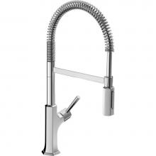 Hansgrohe Canada 04851000 - Semi-Pro Kitchen Faucet, 2-Spray, 1.75 Gpm