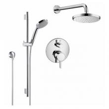 Hansgrohe Canada HG-KIT4 - Hg Shower Kit Pb Dual Function W/Hshwr & Shhd