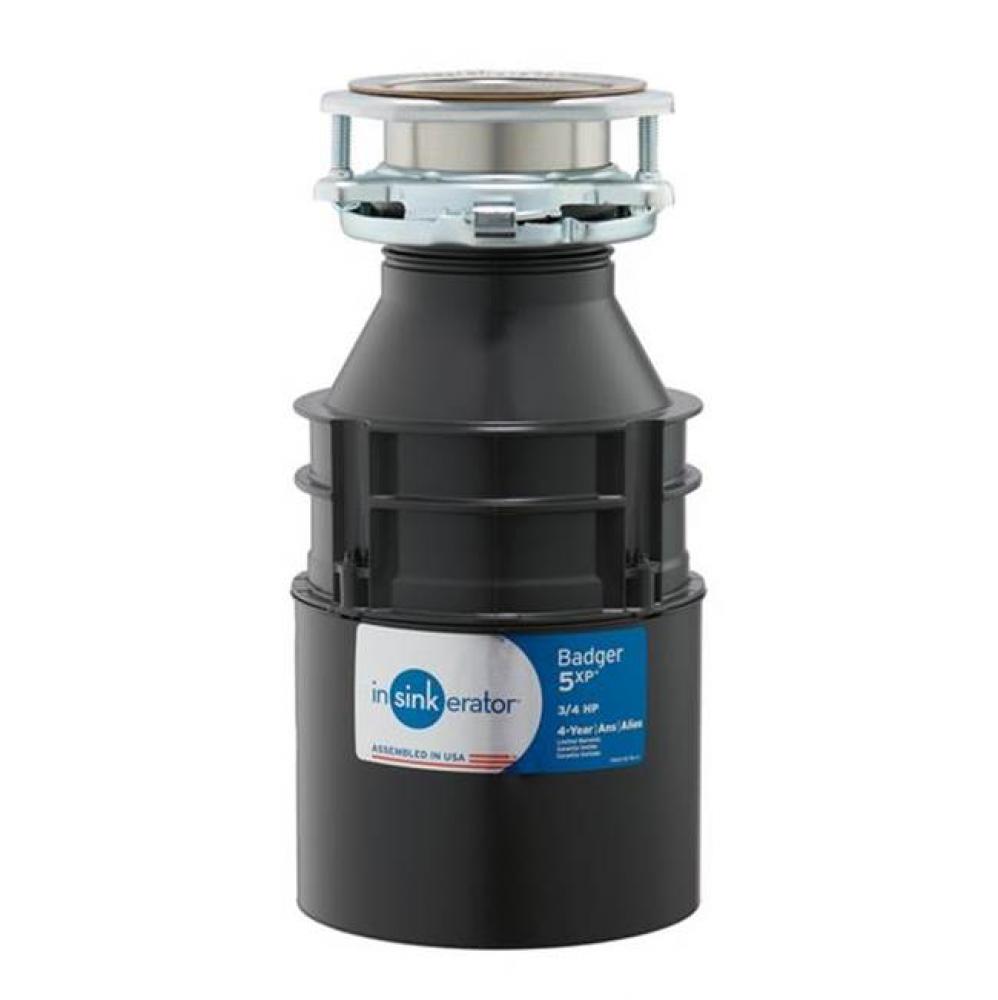 Badger 5XP - 3/4 HP  Food Waste Disposer - Continuous Feed 79326B-ISE