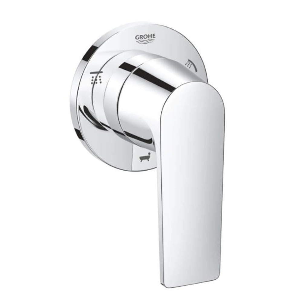 Defined 3-way Diverter Chrome