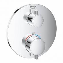Grohe Canada 24107000 - Single Function 2 Handle Thermostatic Valve Trim