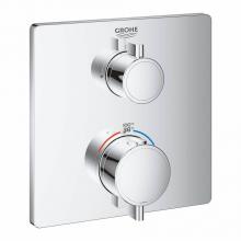 Grohe Canada 24110000 - Single Function 2 Handle Thermostatic Valve Trim