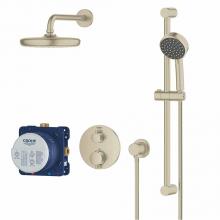 Grohe Canada 34745EN0 - Round Thermostatic Shower Kit 27 L min 71 gpm