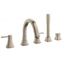 Grohe Canada 19919EN0 - Grandera Roman Tub Filler, Two Handle, Personalized Hand Shower, Brushed
