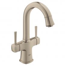 Grohe Canada 21108ENA - Grandera Lavatory Centerset, High Spout, Swivel Spout, Brushed Nickel