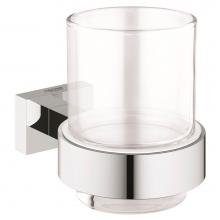 Grohe Canada 40755001 - Essentials Cube Glass Cup with Holder