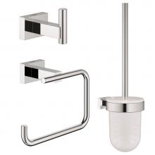 Grohe Canada 40757001 - Essentials Cube Guest Restroom Set 3-in-1