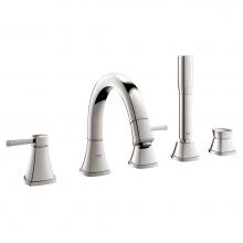 Grohe Canada 19919000 - Grandera Roman Tub Filler, Two Handle, Personalized Hand Shower,