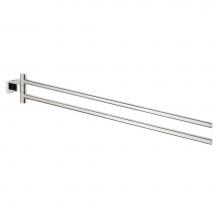 Grohe Canada 40624001 - Essentials Cube Double Towel Bar  439 mm
