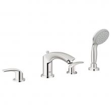 Grohe Canada 25170002 - Eurosmart Roman Tub Filler,  2 hdl with hand shower