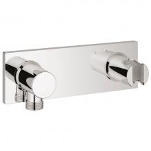 Grohe Canada 27621000 - Grohtherm F wall union with integrated hand shower holder