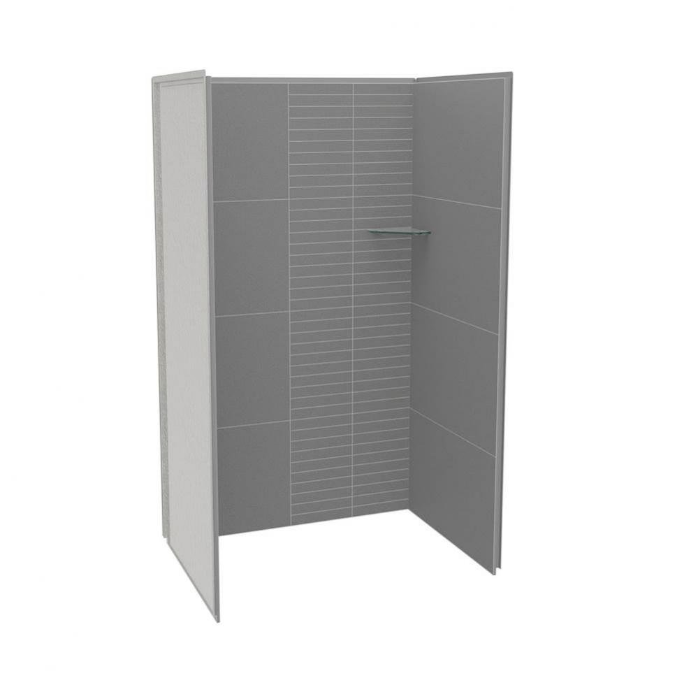 Utile 4832 Composite Direct-to-Stud Three-Piece Alcove Shower Wall Kit in Metro Tux