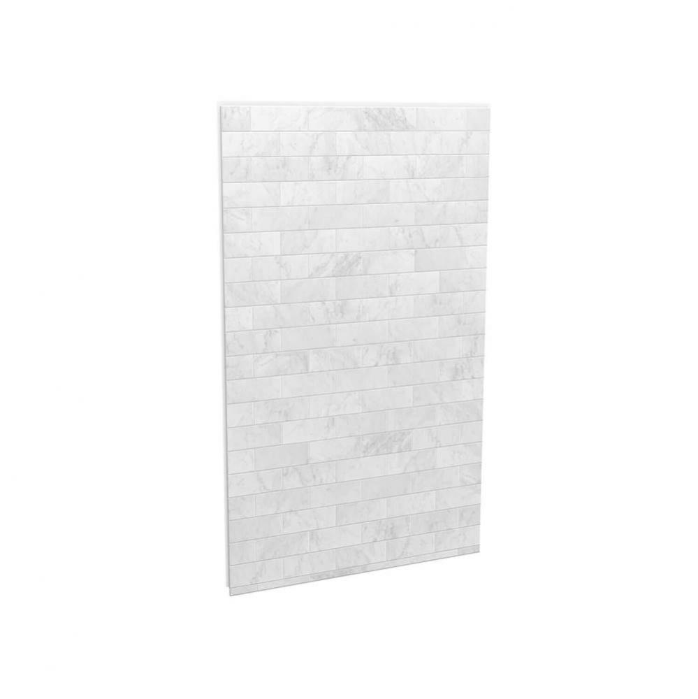 Utile 48 in. Composite Direct-to-Stud Back Wall in Marble Carrara
