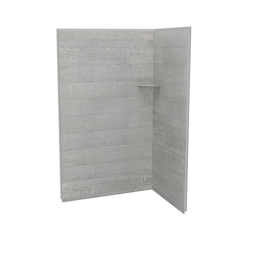 Utile 4836 Composite Direct-to-Stud Two-Piece Corner Shower Wall Kit in Factory Rough Vapor
