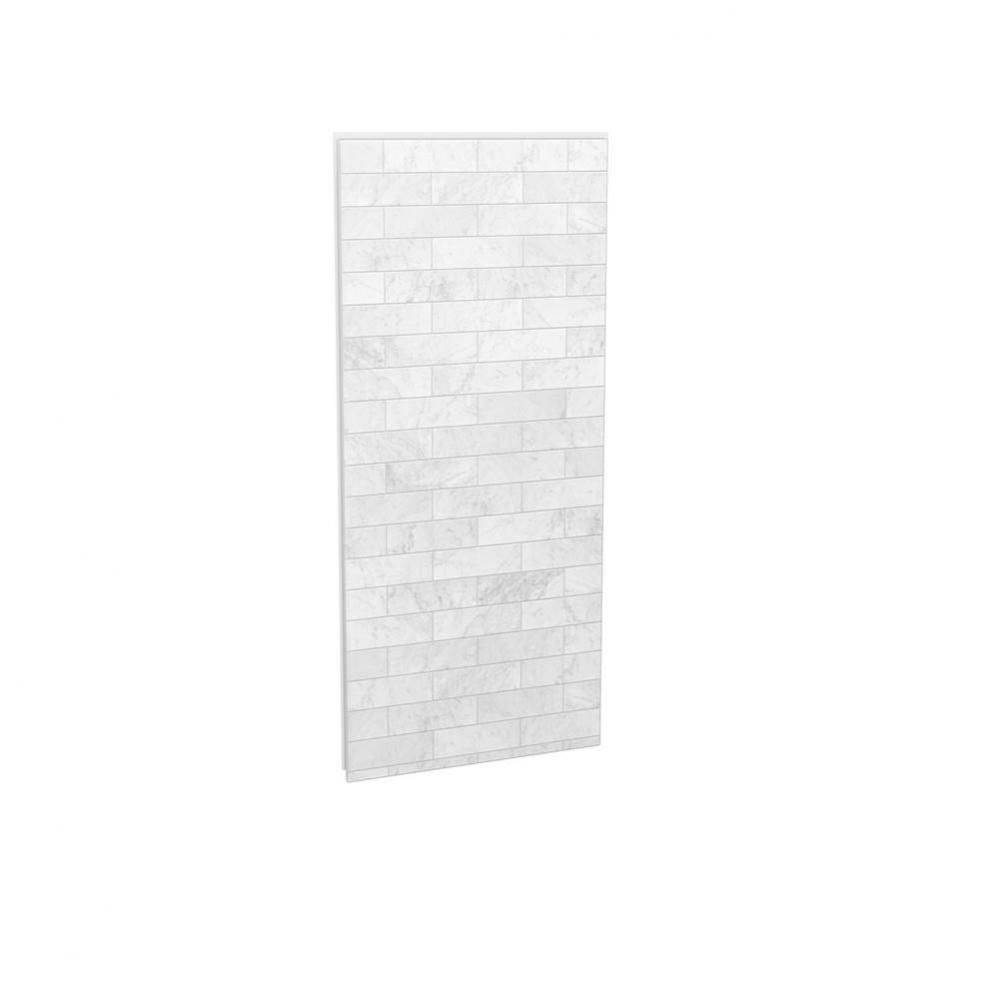 Utile 36 in. Composite Direct-to-Stud Back Wall in Marble Carrara