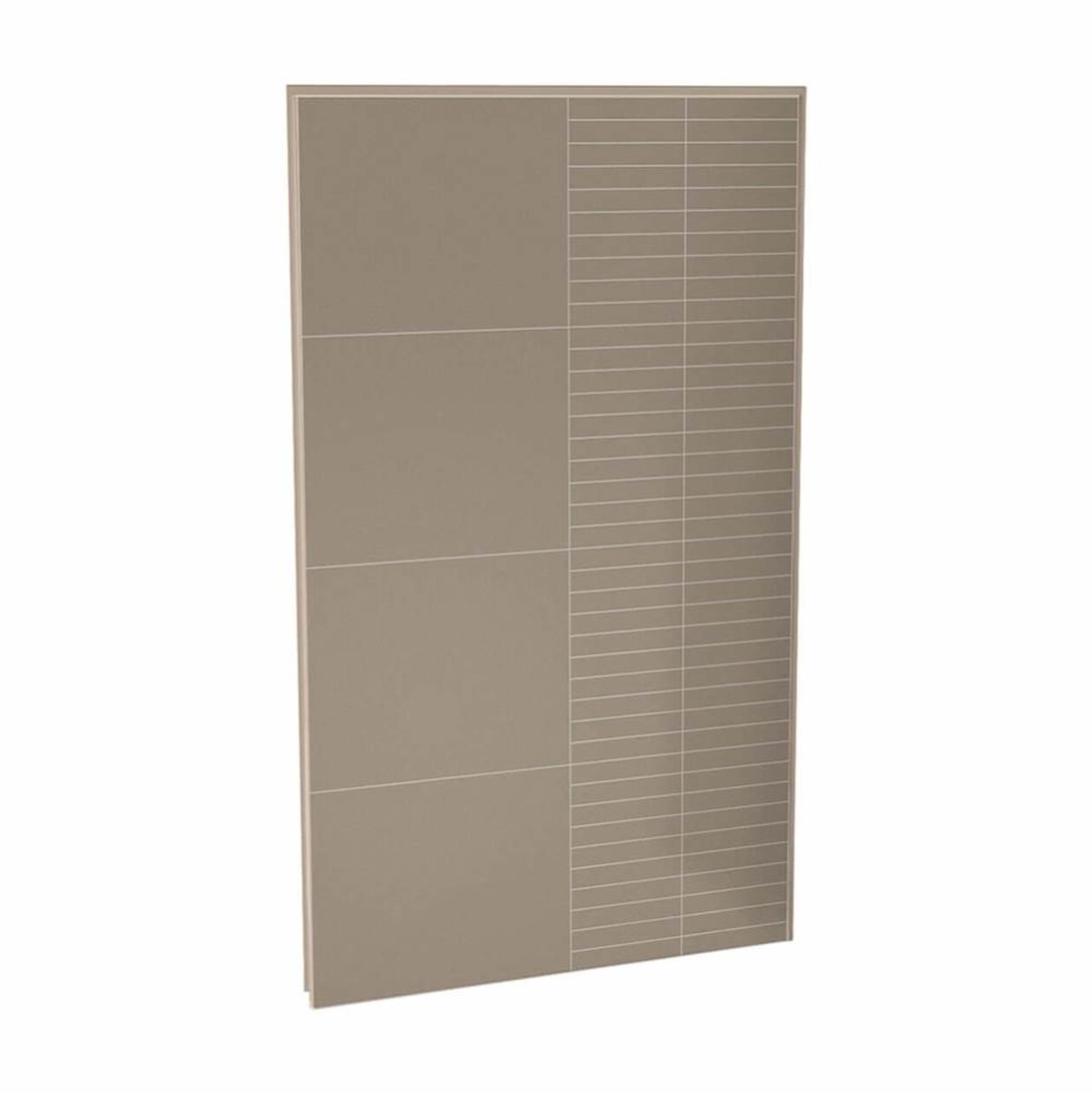 Utile 48 in. Composite Direct-to-Stud Back Wall in Erosion Taupe