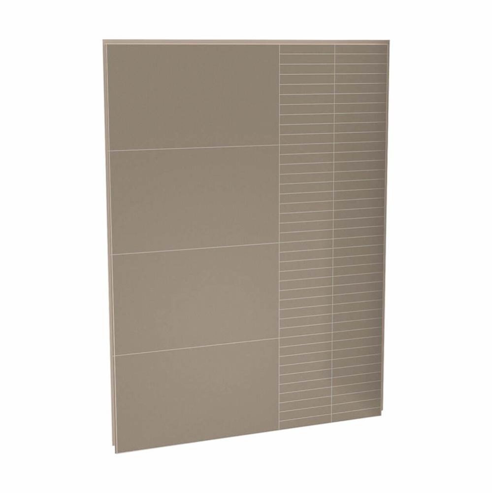 Utile 60 in. Composite Direct-to-Stud Back Wall in Erosion Taupe