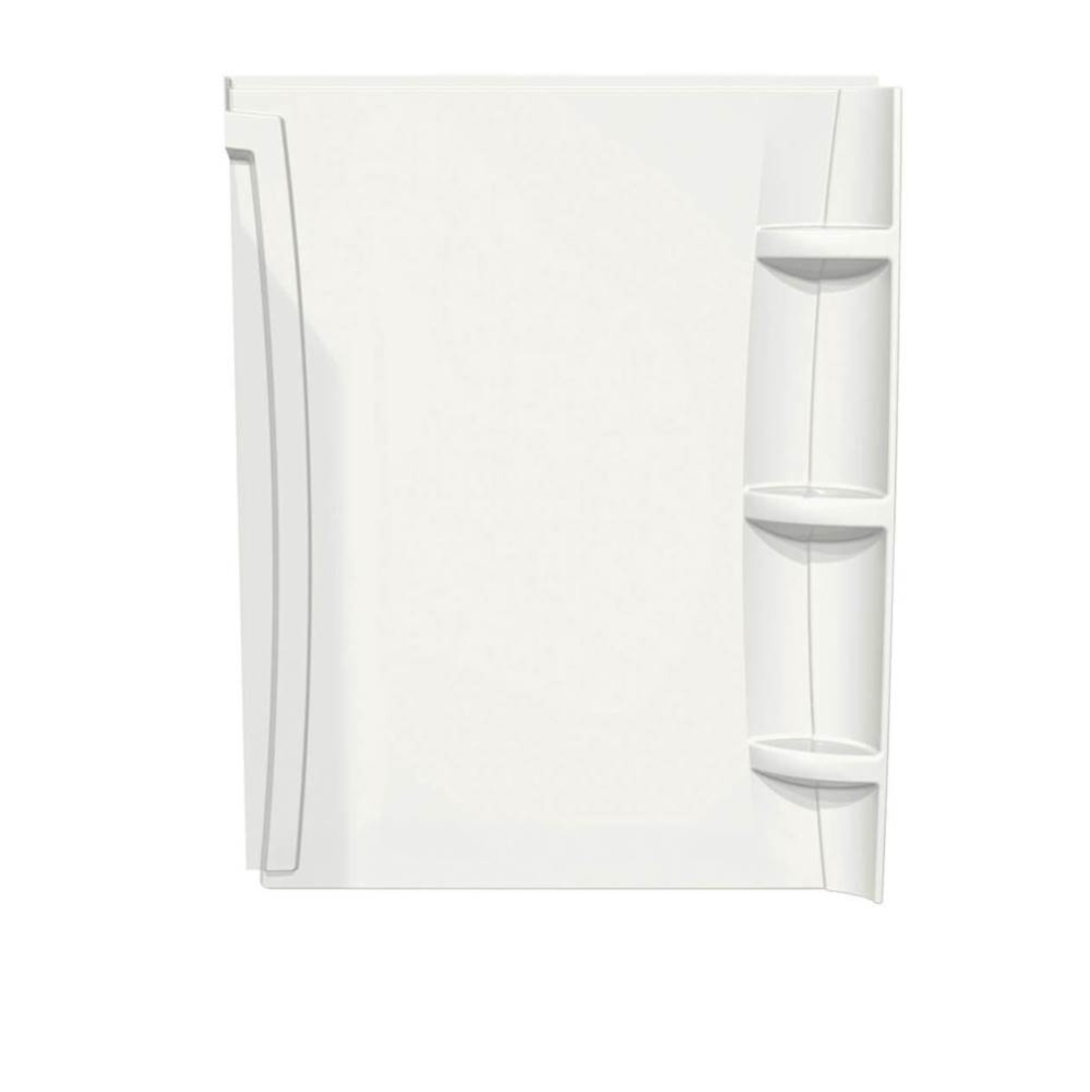 42 x 72 in. Acrylic Direct-to-Stud Back Wall in White