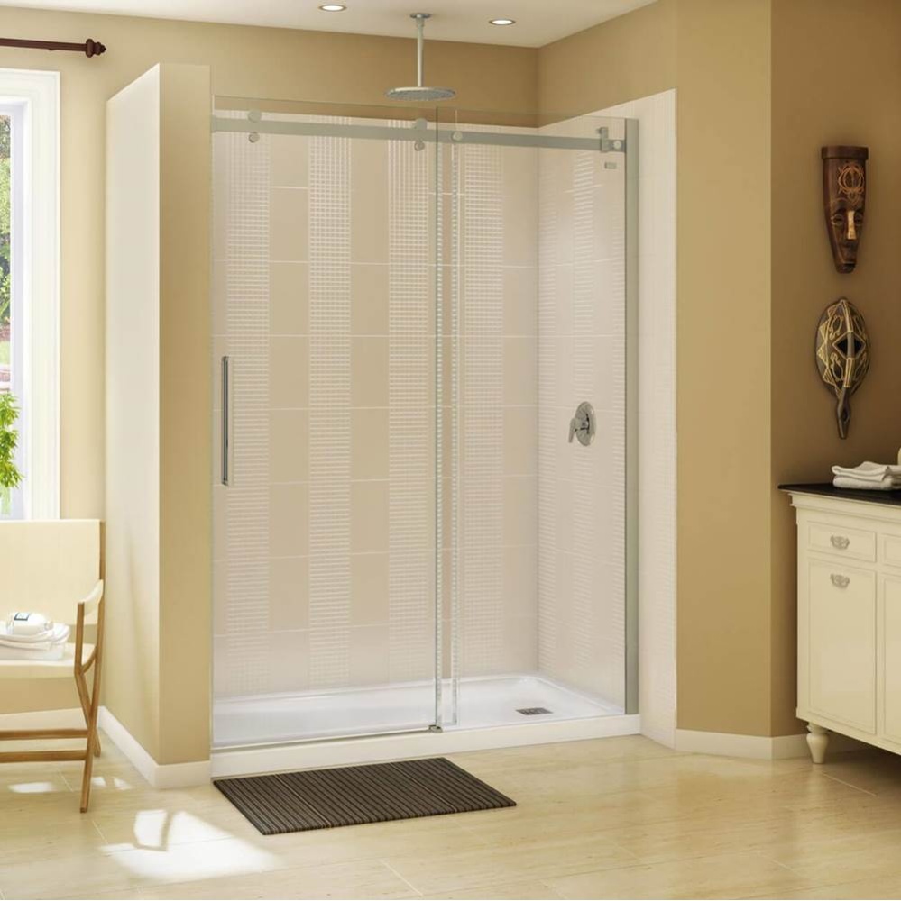 Olympia Square 6032 Acrylic Alcove or Corner Shower Base in White with Right-Hand Drain