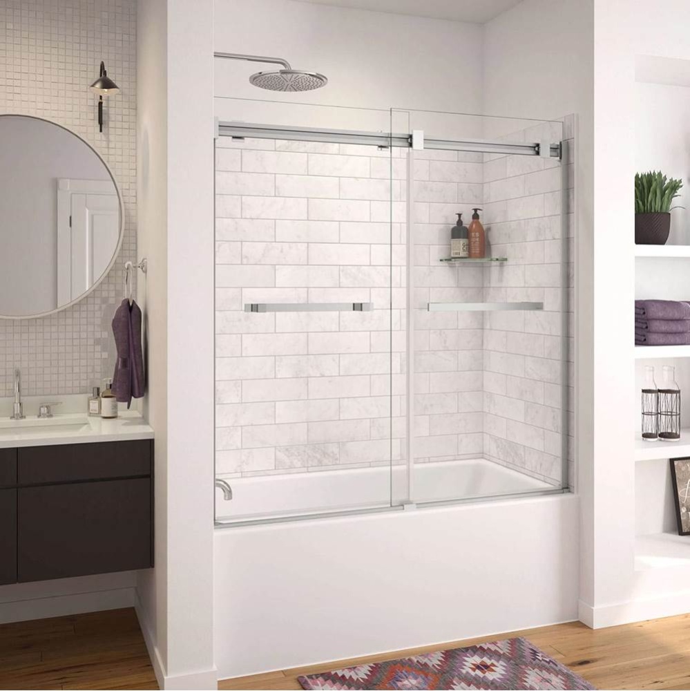 Nomad 6030 AFR AcrylX Alcove Left-Hand Drain Bathtub in White