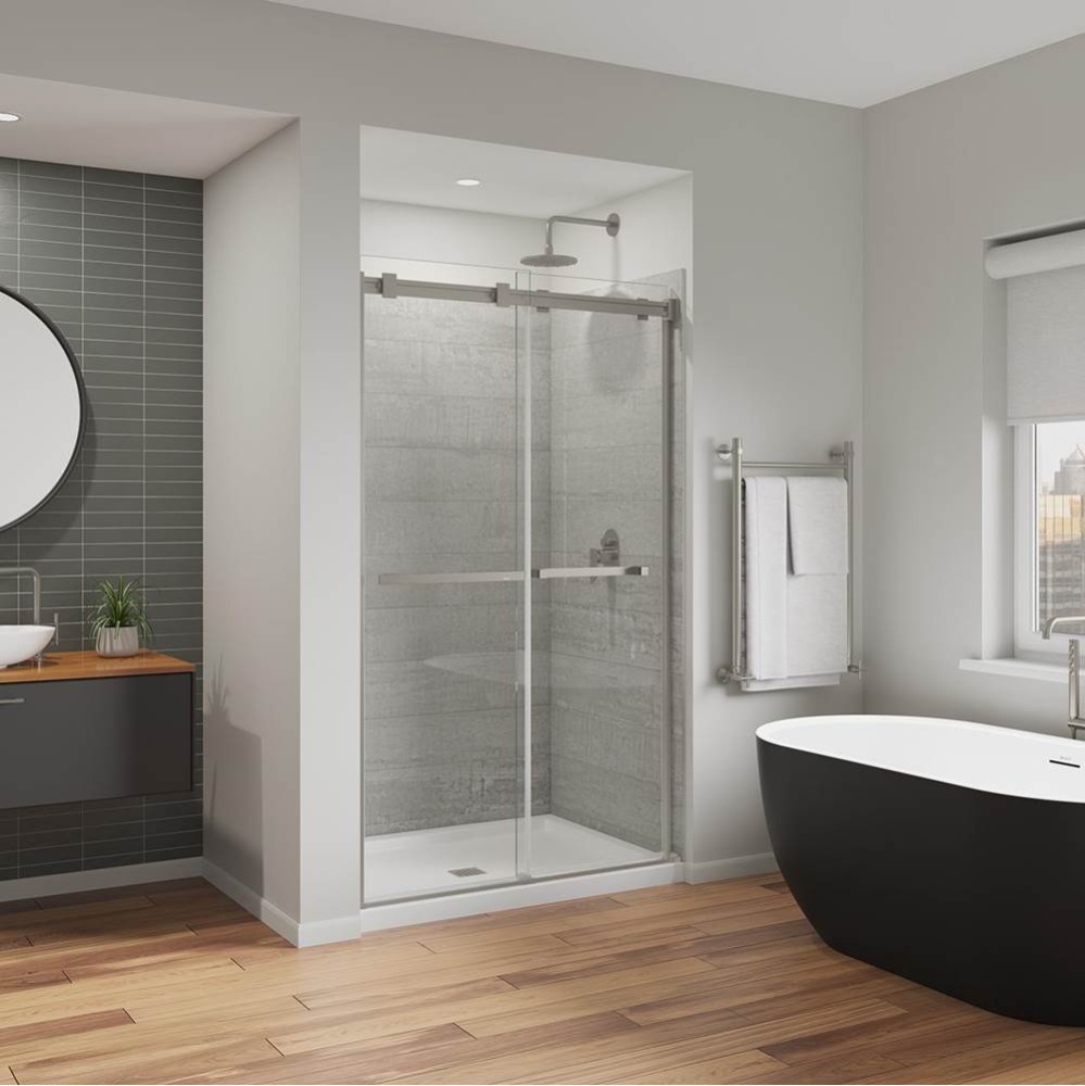 Duel Alto 44-47 X 78 in. 8mm Bypass Shower Door for Alcove Installation with GlassShield® gla