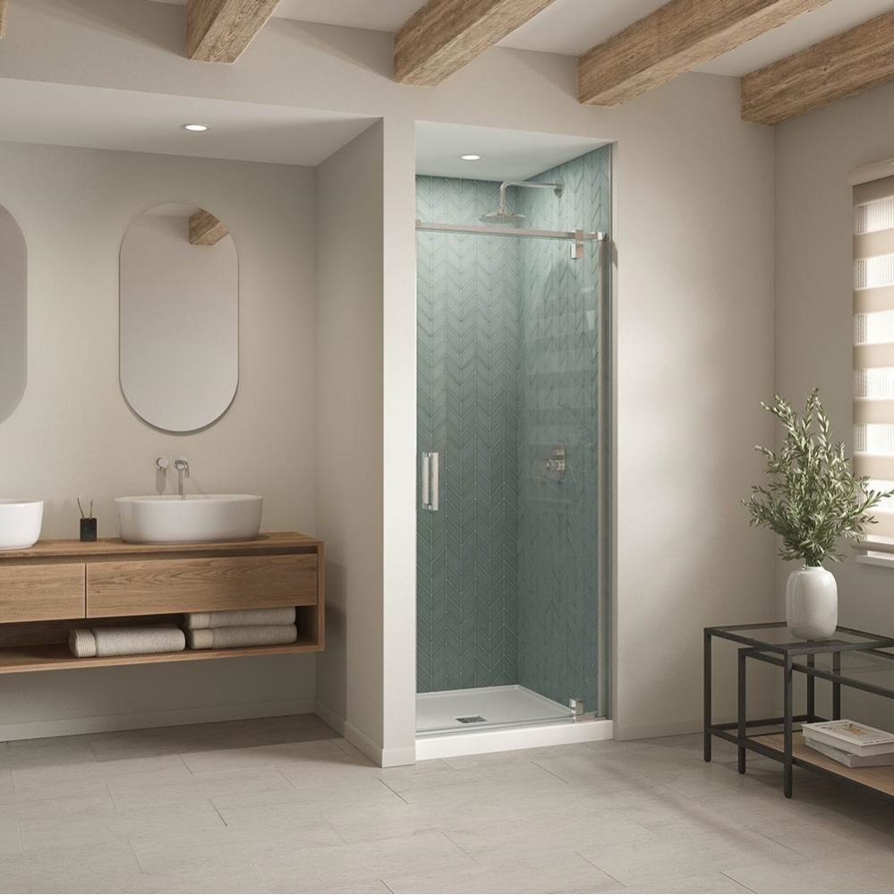 B3X 3636 Acrylic Alcove Shower Base with Anti-slip Bottom with Center Drain in White