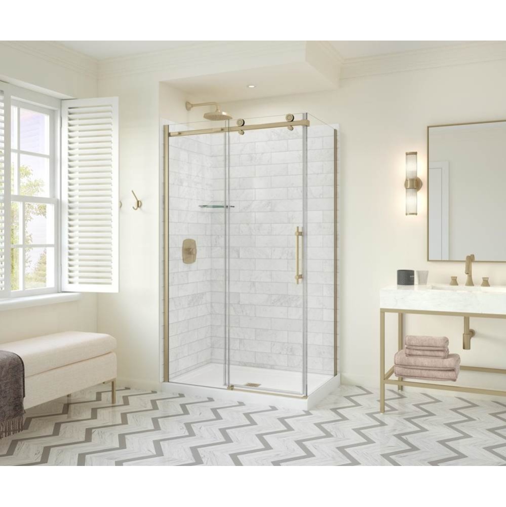 Odyssey SC 48'' x 32'' x 78'' 8mm Sliding Shower Door for Corner Ins