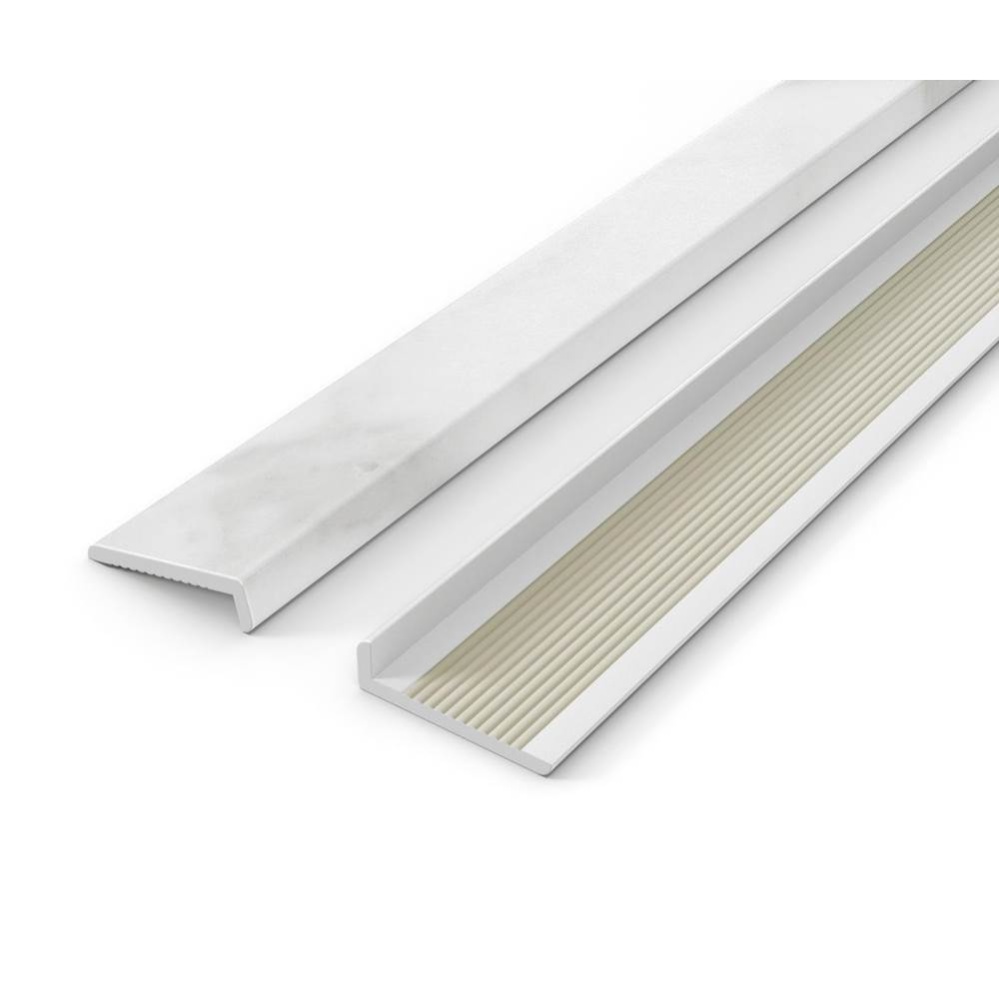 Manhattan Edge Trim 94 in. in Marble Glacier