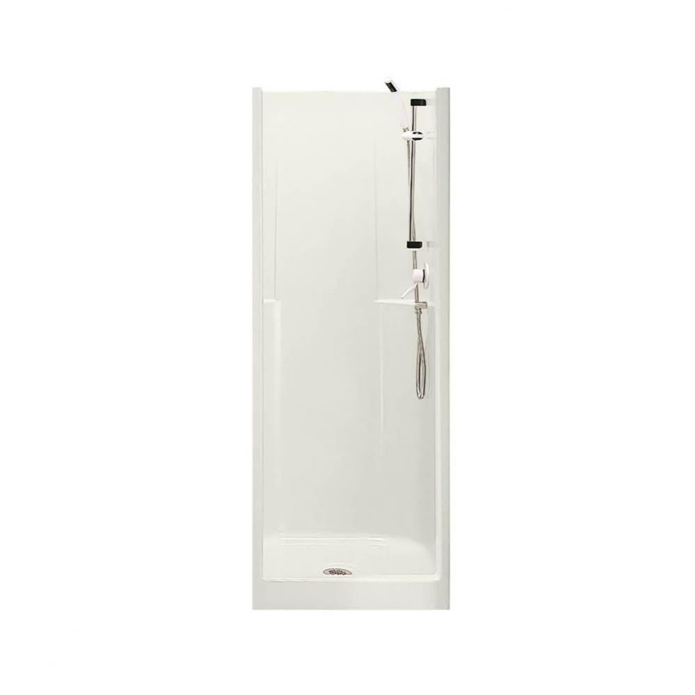 Biarritz 40 29.75 in. x 32 in. x 74.375 in. 1-piece Shower with No Seat, Center Drain in Biscuit