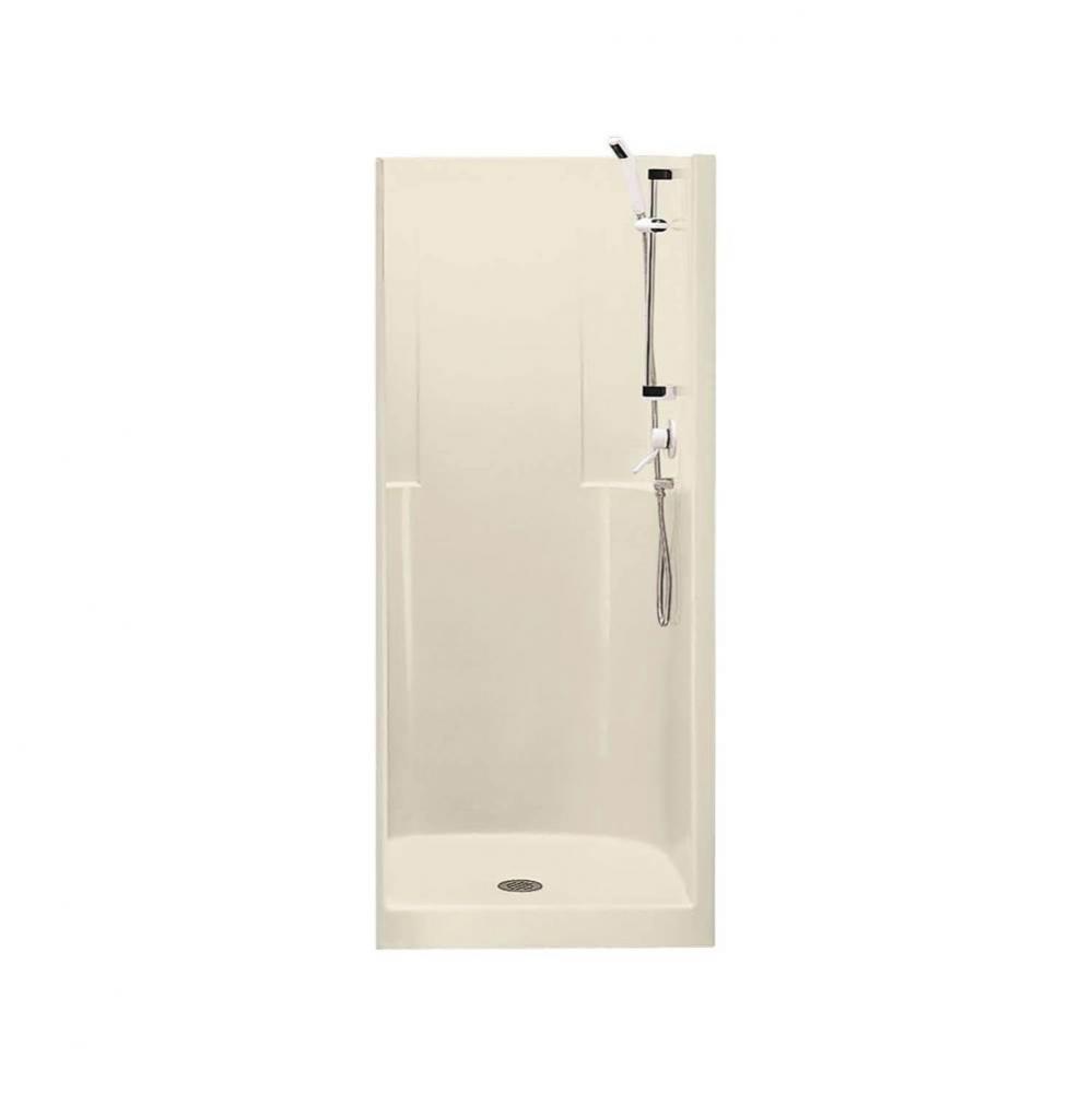 Biarritz 85 35.625 in. x 34.875 in. x 75.5 in. 1-piece Shower with No Seat, Center Drain in Bone