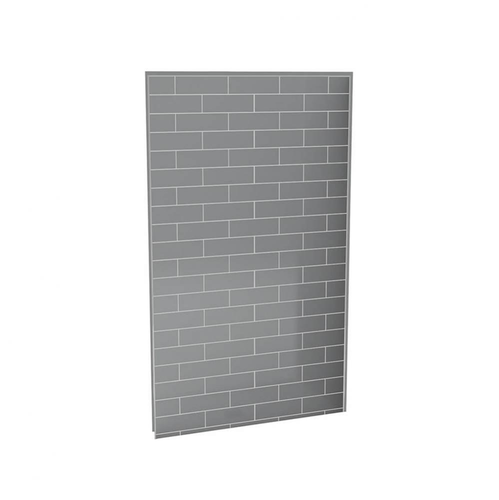 Utile 48 in. x 1.125 in. x 80 in. Direct to Stud Back Wall in Ash Grey
