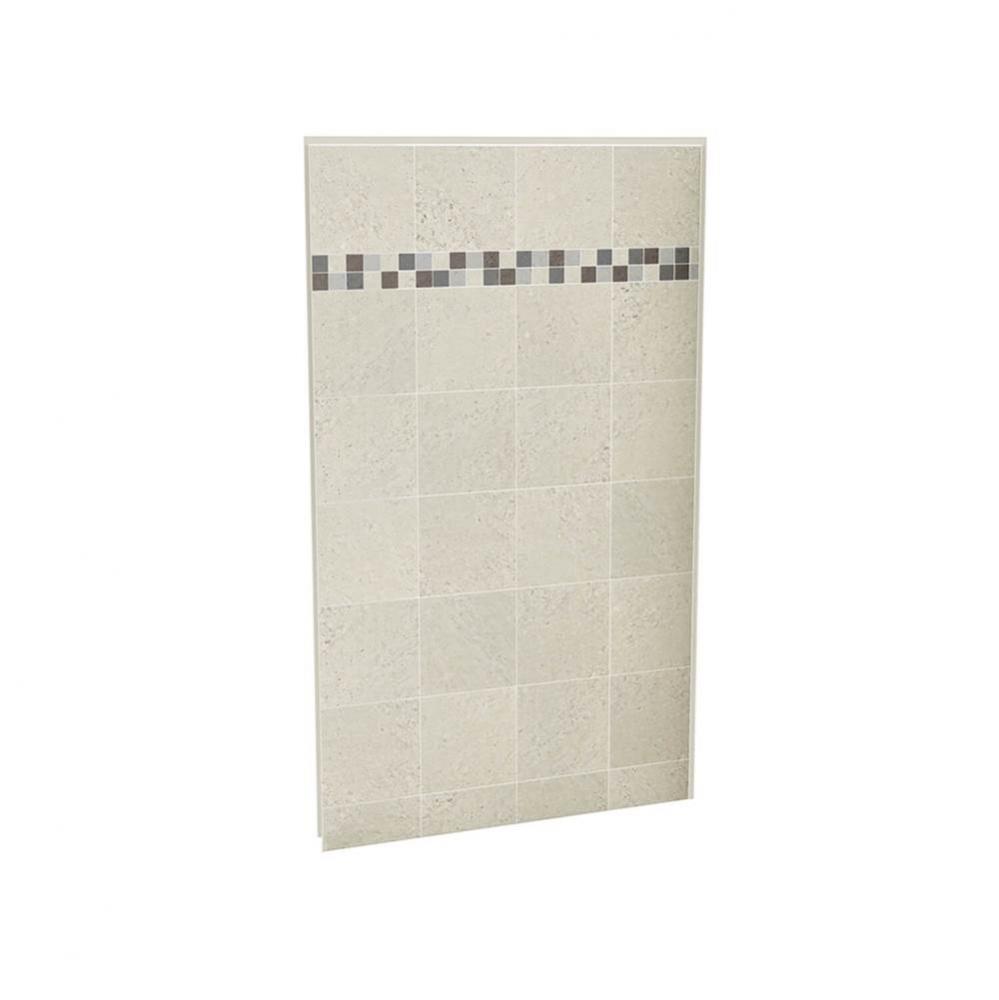 Utile 48 in. x 1.125 in. x 80 in. Direct to Stud Back Wall in Sahara