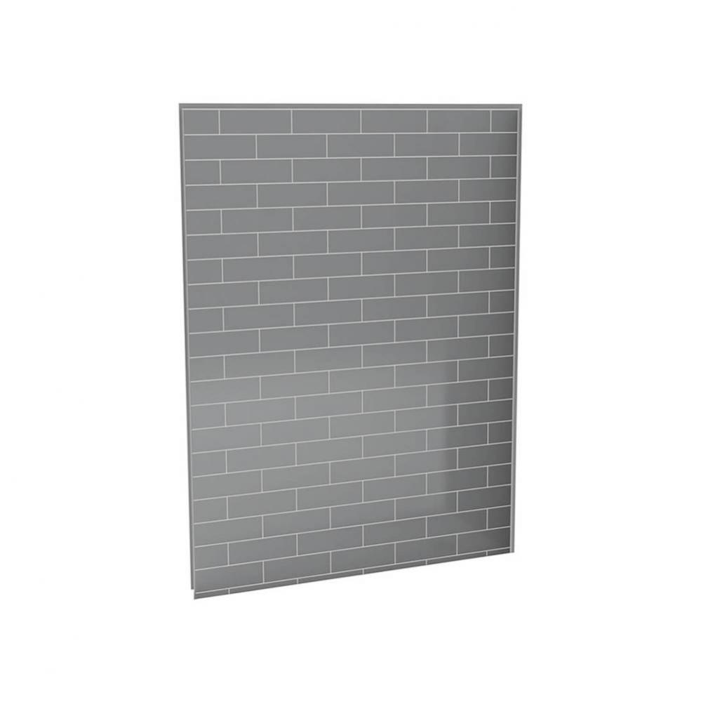 Utile 60 in. x 1.125 in. x 80 in. Direct to Stud Back Wall in Ash Grey