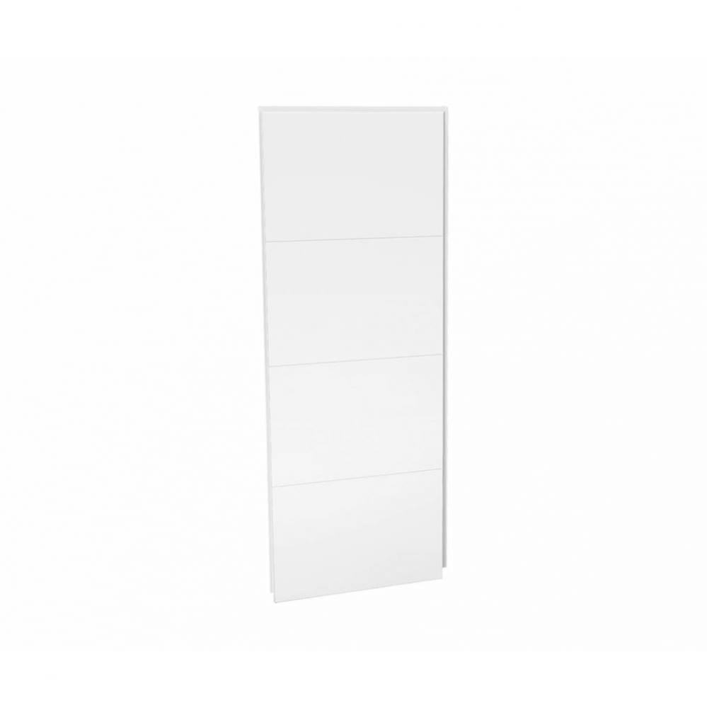 Utile 32 in. x 1.125 in. x 80 in. Direct to Stud Side Wall in Bora white