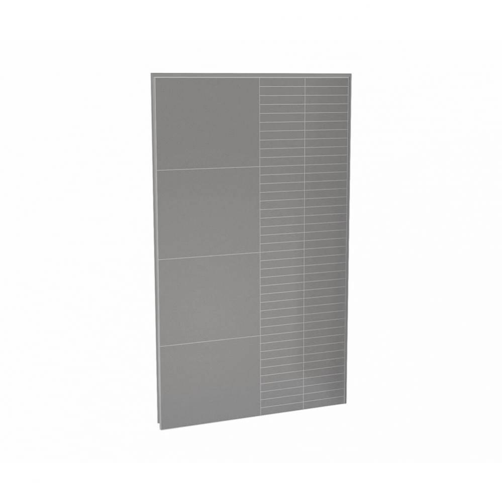 Utile 48 in. x 1.125 in. x 80 in. Direct to Stud Back Wall in Pebble grey