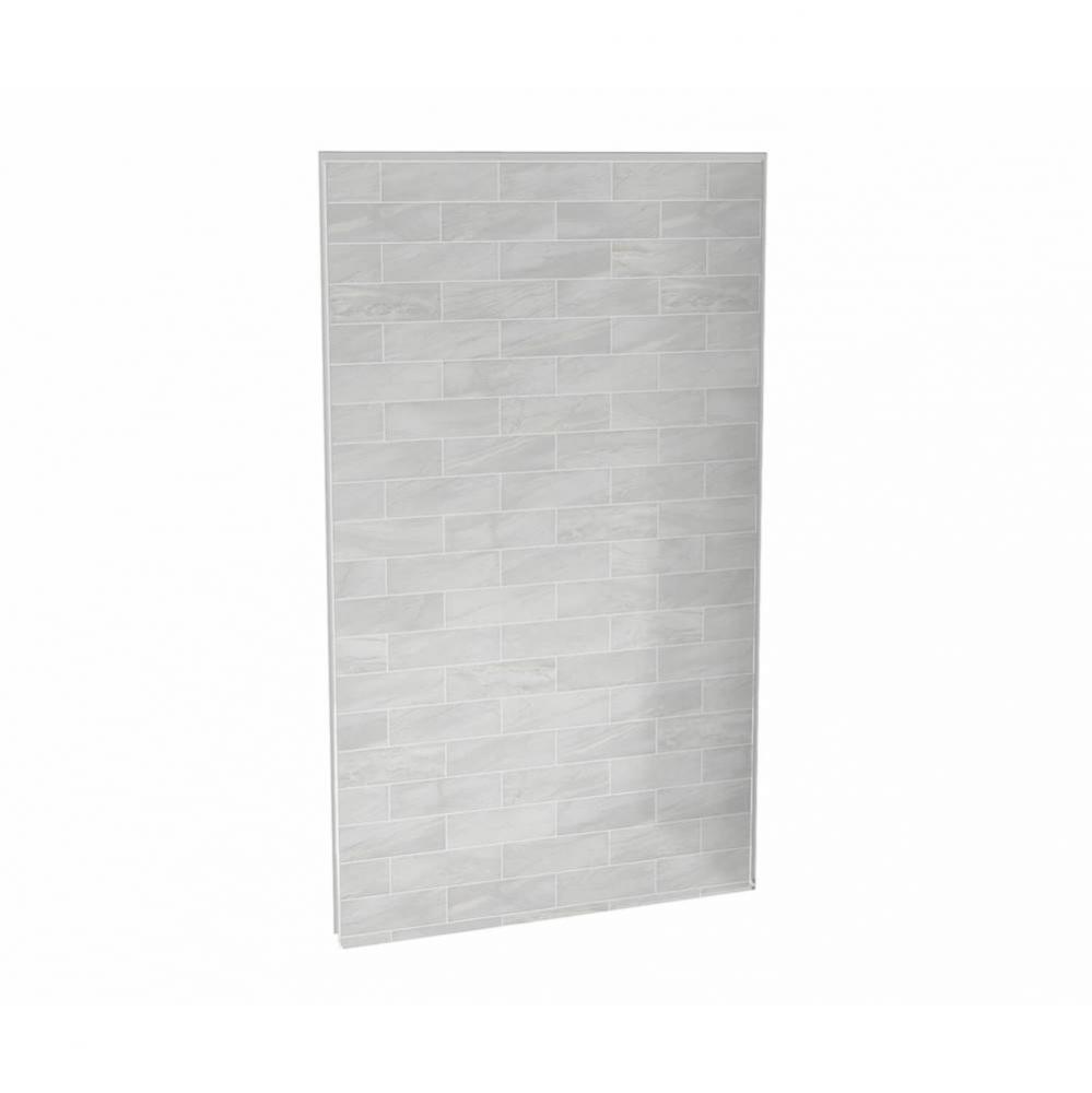 Utile 48 in. x 1.125 in. x 80 in. Direct to Stud Back Wall in Permafrost