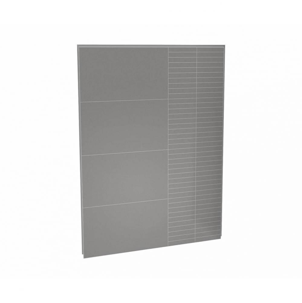 Utile 60 in. x 1.125 in. x 80 in. Direct to Stud Back Wall in Pebble grey