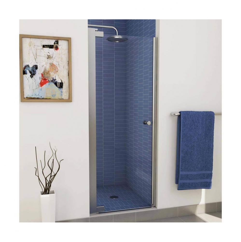 Madono 28.5-30.5 in. x 67 in. Pivot Alcove Shower Door with Clear Glass in Chrome