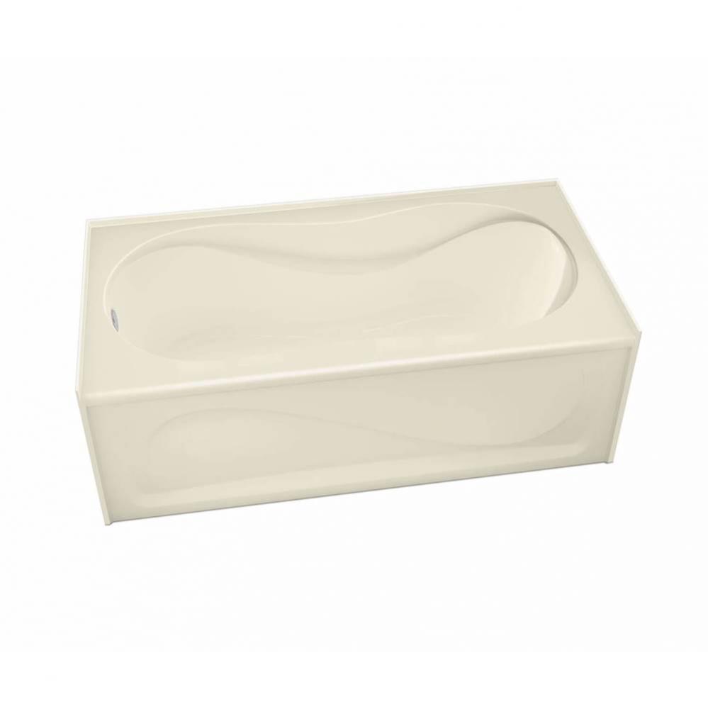 Cocoon IFS 59.75 in. x 30 in. Alcove Bathtub with Left Drain in Bone