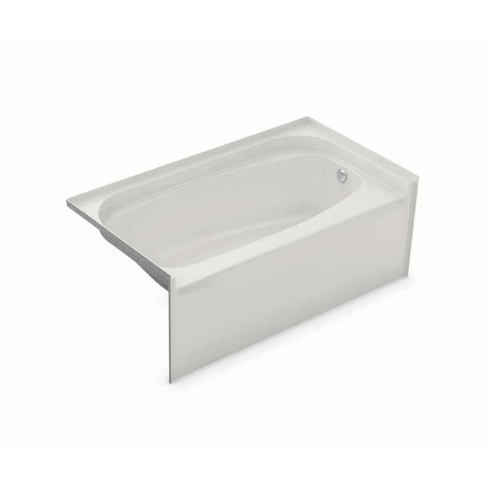 Essence TO-6032 59.75 in. x 32 in. Alcove Bathtub with Left Drain in White