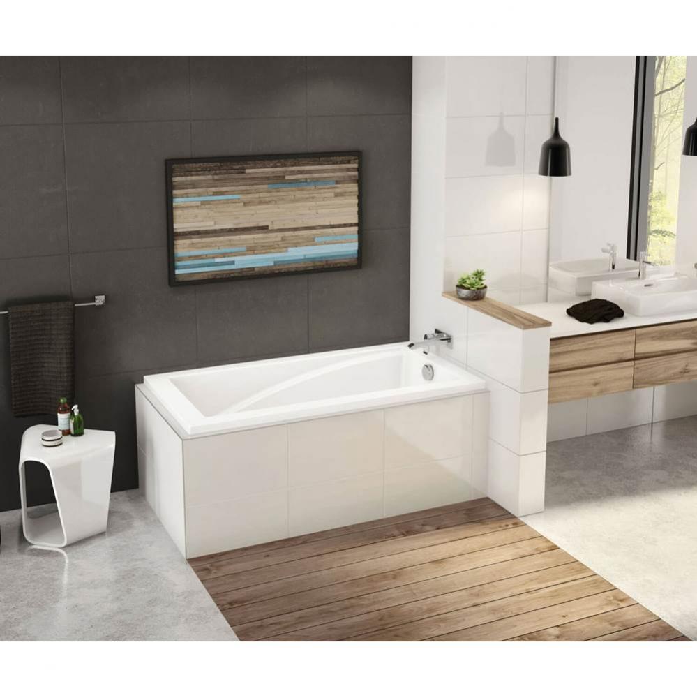 ModulR IF corner right (with armrests) 59.625 in. x 31.875 in. Corner Bathtub with Left Drain in W