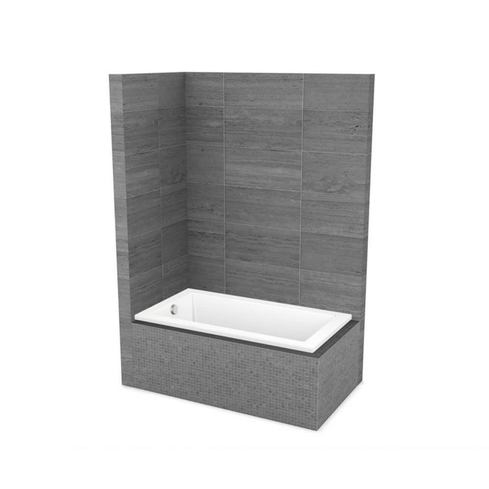 ModulR IF Corner left (without armrests) 59.625 in. x 31.875 in. Corner Bathtub with Left Drain in