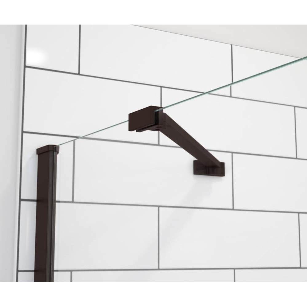 Fixed Panel Support Bar in Dark Bronze