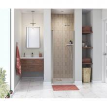 Maax Canada 138265-900-305-100 - Manhattan 33-35 x 68 in. 6 mm Pivot Shower Door for Alcove Installation with Clear glass & Rou